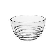 Clear Four Piece Round Swirl Acrylic Service For Four Bowl Set - $78.49