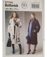 Katherine Tilton Butterick Pattern B5960 Loose-Fitting Coat Sizes XSM, S, M - £7.78 GBP