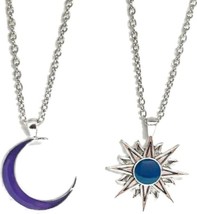 Twitches Necklaces Moon Sun Pendant Matching Friendship Necklaces - £39.56 GBP
