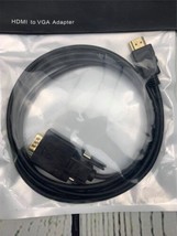 ?HDMI to VGA Cable 6ft 1.8m Built in Chip 1080P HDMI to VGA Adapter - $17.10