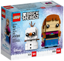LEGO (41618) BrickHeadz Anna &amp; Olaf Frozen Disney New Sealed Retired Set - £78.84 GBP