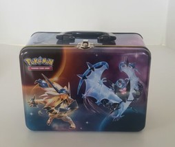 Pokémon Trading Card Game Lunchbox Tin 2018 TCG Lycanroc Collectible Empty - £9.34 GBP