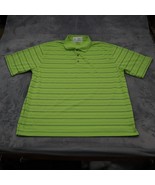 PGA Tour Shirt Mens XXL Green Golf Polo Short Sleeve Spread Collar Butto... - £18.11 GBP