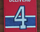 JEAN BELIVEAU MONTREAL CANADIENS #4 RETIREMENT MINI BANNER NHL HOCKEY RD... - £21.98 GBP