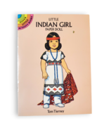 Little Indian Girl Paper Doll Book by Tom Tierney - Dover 1992 Vintage A... - $4.00