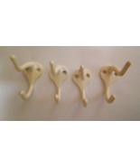 4 Pack White Large Wall Hooks For Hanging Heavy Duty,Coat Hooks For Wall... - $94.04 MXN
