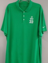 Nike Golf Boston Celtics Bird 33 Mens Polo XS-4XL, LT-4XLT New - £40.06 GBP+