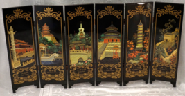 Beautiful Lacquerware Table Screen Beijing Scenery in New Presentation Box - £102.98 GBP