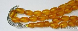 Prayer Beads Komboloi Vintage Amber Color Misketa 1950 New Old Stock Rare - £134.99 GBP