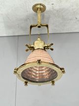 Replica Wiska Pendant Ceiling Decor Marine Brass &amp; Copper Hanging Lamp Fixture - £271.57 GBP