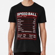 Funny Speed Ball Nutrition Facts Women Men S to 5XL Made in the USA T-Shirt - $22.80