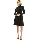 Patty Boutik Women&#39;s Mock Neck A-Line Tunic Sweater in Black Size XS NWT - £21.80 GBP