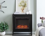 Frescan Contemporary Electric Fireplace, Black - $550.99