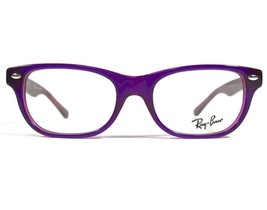Ray-Ban RB1555 3666 Kids Eyeglasses Frames Purple Pink Square Full Rim 46-16-125 - £36.37 GBP