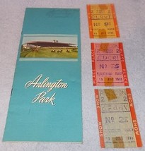 Arlington Park Jockey Club Official Program 1949 and Three Race Stubs Illinois - £31.23 GBP