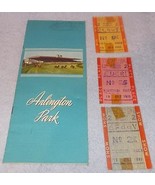 Arlington Park Jockey Club Official Program 1949 and Three Race Stubs Il... - $747.86 MXN