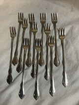 12 Oneida Stainless Steel Celebrity Flatware Long Dessert Forks - $17.96