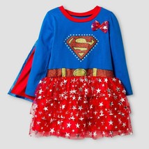 New Supergirl Super Girl Costume for Baby Sz 12 Mos 18 Mos 2T - $24.99