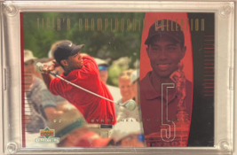 Tiger Woods 2001 Upper Deck Tiger&#39;s Championship Collection 3.5x5 PGA Go... - £35.26 GBP
