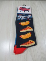 Men&#39;s Rep your Region Socks Chicago pizza hot dogs Windy City size 8-12 new - $7.91