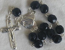 Mini black rosary - €13,12 EUR