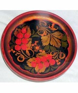 Russian wood bowl  Khokhloma  - $228.08 MXN