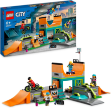 LEGO® City Street Skate Park 60364 Building Toy Set with BMX Bike, Skateboard, S - £42.90 GBP