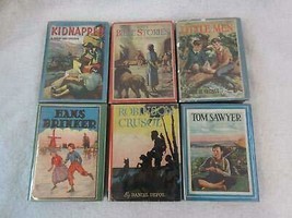 Lot 6 Whitman The Classic Series Bible Stories Little Men Kidnapped Tom Sawyer [ - £131.61 GBP
