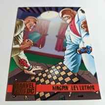 1995 Marvel Versus DC  Comic Trading Card Kingpin vs Lex Luthor # 97 - $7.91