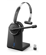 LEVN Wireless Headset 5.2 for Call Center, Bluetooth Headphones with Mic... - $73.24 CAD