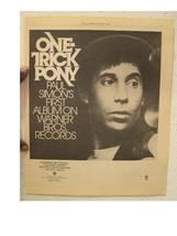 Paul Simon Trade Ad  One - Trick Pony And Garfunkel &amp; Poster - $26.99