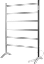 Nortta Freestanding Towel Warmer, 304 Stainless Steel, Mirror Polished, 6, 34&quot;H. - £162.57 GBP