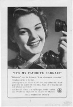 1940 Bell Telephone 3 Vintage Magazine Print Ads - £2.75 GBP