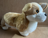 Russ Yomiko Classics Tan White Corgi Puppy Dog Plush 15&quot; Stuffed Animal ... - $12.86