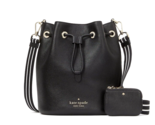 New Kate Spade Rosie Bucket Bag Pebble Leather Black - $132.91