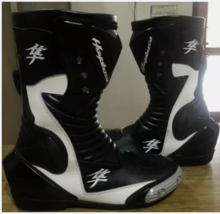 Suzuki Hayabusa Cowhide Motorbike Leather boots Ce Approved  - $150.00