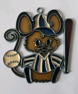 Window Sun Catcher Vintage Baseball Mouse Stained Glass - $8.42