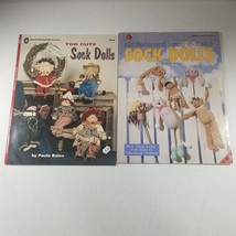 Two Sock Doll Craft Leaflets by Plaid and Grace Publications - $8.98