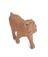 Vintage Celluloid Animal Dog Bulldog Christmas Putz Lightweight 4&quot; Long - $23.71 CAD