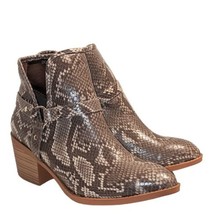 Dover Snakeskin Print Side Zip Ankle Boot from GC Shoes Size 7.5 New w/o... - £27.76 GBP