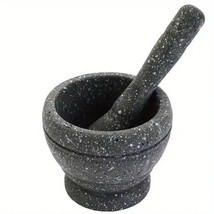 Marbleized Mortar and Pestle Set – Herb &amp; Spice Grinder Bowl for Kitchen... - $259.41 MXN