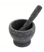 Marbleized Mortar and Pestle Set – Herb &amp; Spice Grinder Bowl for Kitchen... - €11,84 EUR