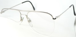 Eschenbach Zeus 010 Silver Eyeglasses Glasses Frame Luxottica 58-18-135 (Notes) - £31.53 GBP