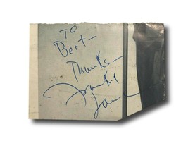 Frankie Laine Hand Signed Page Cut JSA COA Autograph Actor Singer - £70.15 GBP
