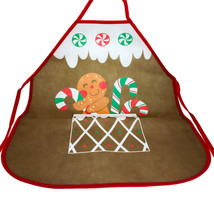 Gingerbread Man Christmas Theme Apron - $18.99