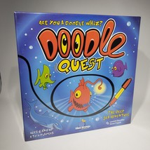 Doodle Quest The Deep Sea Adventure Drawing Game Blue Orange 2014 NIB Sealed - £37.41 GBP