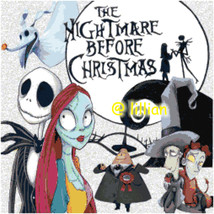 The Nightmare Before Christmas JACK SALLY PURE Moon Cross Stitch Pattern - £3.87 GBP