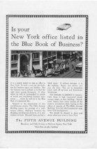 1927 Fifth Avenue Building New York 3 Vintage Ads - £1.99 GBP