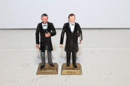 Marx Presidents 2.5&quot; Figures 16th Abraham Lincoln 11th James Polk - £7.89 GBP