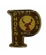 Phoenix Arizona Elks Lodge 335 Benevolent Protective Order Enamel Lapel ... - £6.23 GBP
